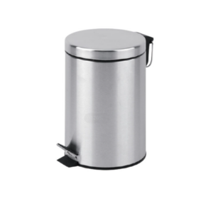 Thùng rác inox đạp chân tròn 12L