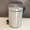 Thùng rác inox đạp chân tròn 30L