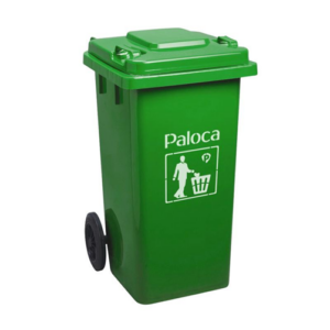 Thùng rác nhựa HDPE 120L màu xanh lá