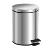 Thùng rác inox đạp chân tròn 5L